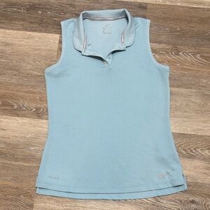 Nike Golf Light Blue Tank Top